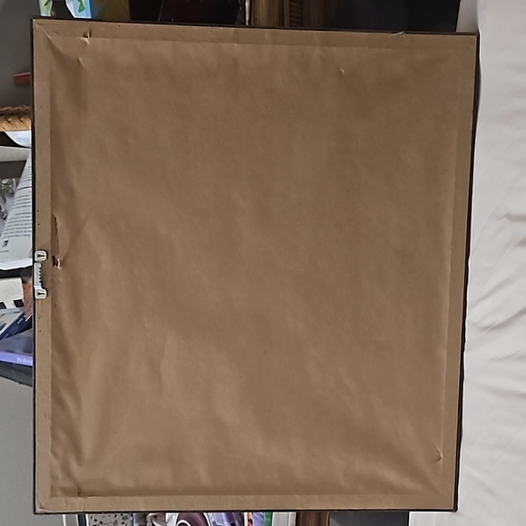 15.5"h Vintage nostalgic matted Wood Framed Art of the days of old - Picture 4 of 16